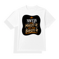 Unisex Dry Fit T-Shirt | Regular Fit | Micro Polyester | Quick-Dry Wrinkle Resistant | Adult | Personalized | Typography | Self-reliance | Individualism | Everyday | Confident | Aag Lage Basti Mein - front - mockup 1