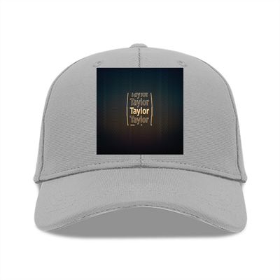 Personalized Digital Baseball Ottoman Cap Embroidery with Custom Name