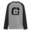 Male Raglan T-Shirt | Men's Regular Fit | 180 GSM Bio-Washed Fabric | Double Stitched, Ribbed Neck | Personalized | Typography | Comfort | Hugs | Everyday | Comforting | Needs A Big Hug - back - mockup 2