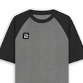 Unisex Oversized Raglan T-Shirt | Relaxed Fit | 180 GSM Bio-Washed Cotton | Two-Tone Design | Soft Comfort | Personalized | Typography | Comfort | Hugs | Everyday | Comforting | Needs A Big Hug - right pocket - mockup 4