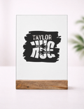Acrylic Photo Frame with Stand | 5x7 Inch | Acrylic & Wood | UV Printed Tabletop Display | Universal | Personalized | Typography | Comfort | Hugs | Everyday | Comforting | Needs A Big Hug - front_1 - mockup 2