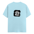 Male Classic Crew T-Shirt | Men's Regular Fit | 180 GSM Bio-Washed Cotton | Pre-Shrunk, Double-Stitched | Personalized | Typography | Comfort | Hugs | Everyday | Comforting | Needs A Big Hug - back - Baby Blue - mockup 2