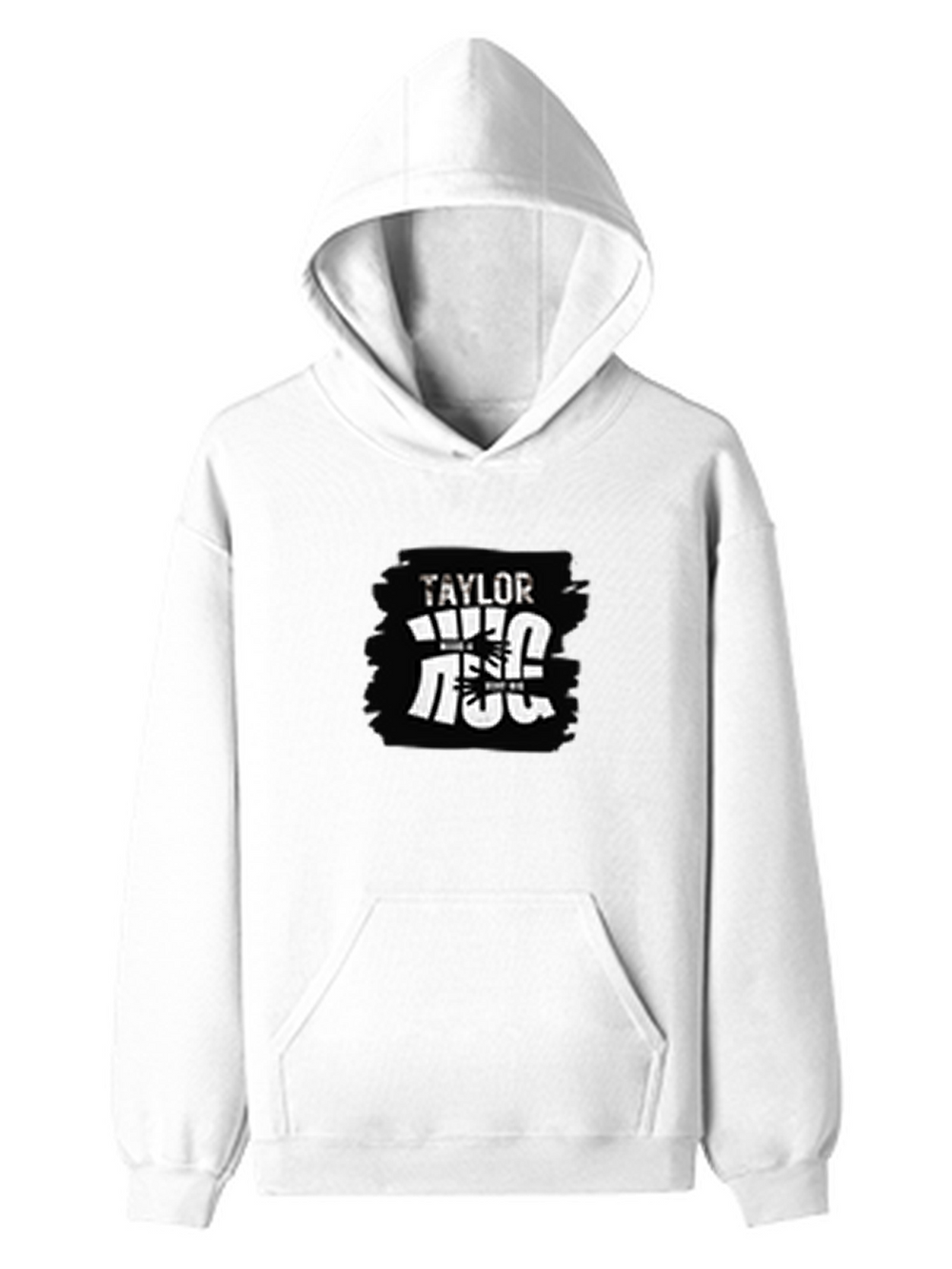 Pullover Hoodie | Unisex Regular Fit | Cotton Blend Tri-Layer | All-Season Comfort, Ribbed Cuffs | Adults | Personalized | Typography | Comfort | Hugs | Everyday | Comforting | Needs A Big Hug - front - White - mockup 1