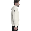 Pullover Hoodie | Unisex Regular Fit | Cotton Blend Tri-Layer | All-Season Comfort, Ribbed Cuffs | Adults | Personalized | Typography | Comfort | Hugs | Everyday | Comforting | Needs A Big Hug - right sleeve - Off White - mockup 6