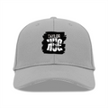 Baseball Ottoman Cap | Universal Fit | Ottoman Fabric | Adjustable Strap, Structured | Unisex Adult | Personalized | Typography | Comfort | Hugs | Everyday | Comforting | Needs A Big Hug - front - Grey - mockup 1
