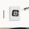 Daily Planner | 3-Month Undated | Soft-Bound | 204 Pages, Dotted Notes | Unisex Adult | Personalized | Typography | Comfort | Hugs | Everyday | Comforting | Needs A Big Hug - back - White - mockup 2