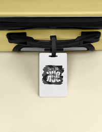 Luggage Tag | Travel Accessory | Acrylic | Durable, Double-Sided, Secure Strap | Unisex | Personalized | Typography | Comfort | Hugs | Everyday | Comforting | Needs A Big Hug