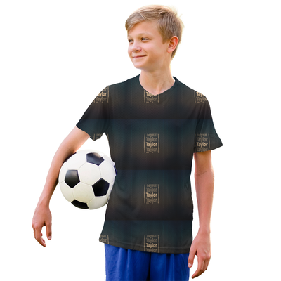 Personalized Digital T-Shirt with Custom Name - Kids Sports T Shirt All Over Printed Products T-Shirt
