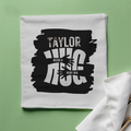 Cloth Napkin | Standard Dining Size | 100% Polyester | Soft, Durable, Hemmed | Unisex | Personalized | Typography | Comfort | Hugs | Everyday | Comforting | Needs A Big Hug - front - White - mockup 1