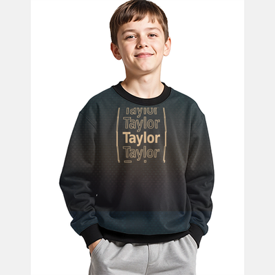 Personalized Digital T-Shirt with Custom Name - Kids Sweatshirt All Over Printed Products T-Shirt