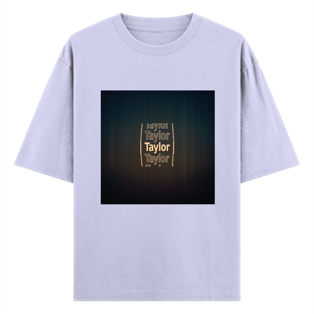 Personalized Digital T-Shirt with Custom Name - Oversized Standard T Shirt Dtf T-Shirt