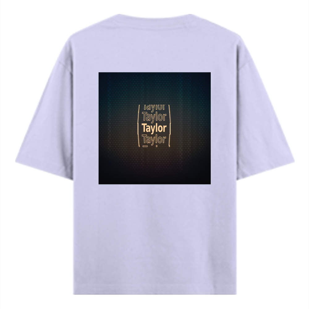 Personalized Digital T-Shirt with Custom Name - Oversized Standard T Shirt Dtf T-Shirt