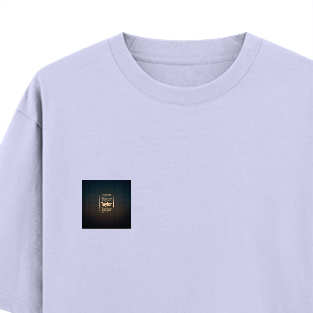 Personalized Digital T-Shirt with Custom Name - Oversized Standard T Shirt Dtf T-Shirt