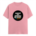 Male Classic Crew T-Shirt | Men's Regular Fit | 180 GSM Bio-Washed Cotton | Pre-Shrunk, Double-Stitched | Personalized | Typography | Self-identity | Non-conformity | Everyday | Confident | Never Fit In - front - Flamingo - mockup 1