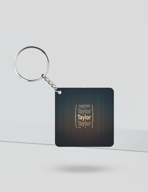Personalized Digital Keychain Accessories with Custom Name
