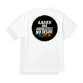 Unisex Jersey T-Shirt | Adults | Polyester Honeycomb Mesh | Breathable, Quick-Dry | Unisex Fit | Personalized | Typography | Self-identity | Non-conformity | Everyday | Confident | Never Fit In - back - mockup 2