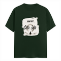 Male Classic Crew T-Shirt | Men's Regular Fit | 180 GSM Bio-Washed Cotton | Pre-Shrunk, Double-Stitched | Personalized | Typography | Meditation | Yoga Philosophy | Self-Care | Peaceful | Zen State Of Mind - front - Bottle Green - mockup 1