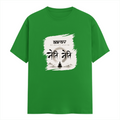 Male Classic Crew T-Shirt | Men's Regular Fit | 180 GSM Bio-Washed Cotton | Pre-Shrunk, Double-Stitched | Personalized | Typography | Meditation | Yoga Philosophy | Self-Care | Peaceful | Zen State Of Mind - front - Flag Green - mockup 1