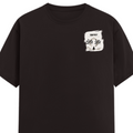 Male Classic Crew T-Shirt | Men's Regular Fit | 180 GSM Bio-Washed Cotton | Pre-Shrunk, Double-Stitched | Personalized | Typography | Meditation | Yoga Philosophy | Self-Care | Peaceful | Zen State Of Mind - left pocket - Coffee Brown - mockup 3