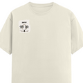 Male Classic Crew T-Shirt | Men's Regular Fit | 180 GSM Bio-Washed Cotton | Pre-Shrunk, Double-Stitched | Personalized | Typography | Meditation | Yoga Philosophy | Self-Care | Peaceful | Zen State Of Mind - right pocket - Off White - mockup 4