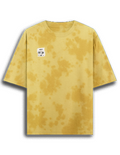 Tie Dye Oversized T-Shirt | Relaxed Fit | 260 GSM Cotton Blend | Pre-Shrunk Bio-Washed | Unisex | Personalized | Typography | Meditation | Yoga Philosophy | Self-Care | Peaceful | Zen State Of Mind - right pocket - mockup 4