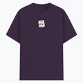 Basic T-Shirt | Unisex Fit XS-2XL | 180 GSM Poly-Cotton Blend | Soft Finish, Durable | Adults | Personalized | Typography | Meditation | Yoga Philosophy | Self-Care | Peaceful | Zen State Of Mind - front - Purple melange - mockup 1
