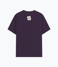 Basic T-Shirt | Unisex Fit XS-2XL | 180 GSM Poly-Cotton Blend | Soft Finish, Durable | Adults | Personalized | Typography | Meditation | Yoga Philosophy | Self-Care | Peaceful | Zen State Of Mind - back - Purple melange - mockup 2