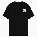 Basic T-Shirt | Unisex Fit XS-2XL | 180 GSM Poly-Cotton Blend | Soft Finish, Durable | Adults | Personalized | Typography | Meditation | Yoga Philosophy | Self-Care | Peaceful | Zen State Of Mind - left pocket - Black - mockup 3