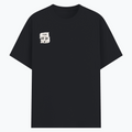 Basic T-Shirt | Unisex Fit XS-2XL | 180 GSM Poly-Cotton Blend | Soft Finish, Durable | Adults | Personalized | Typography | Meditation | Yoga Philosophy | Self-Care | Peaceful | Zen State Of Mind - right pocket - Black melange - mockup 4