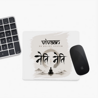 Mouse Pad | Standard Desk Size | Durable Fabric & Rubber | Skid-Proof Base, Smooth Surface, Fade-Proof | Unisex | Personalized | Typography | Meditation | Yoga Philosophy | Self-Care | Peaceful | Zen State Of Mind