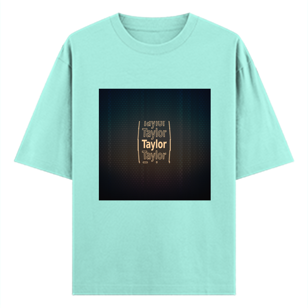 Personalized Digital T-Shirt with Custom Name - Oversized Classic T Shirt Dtf T-Shirt