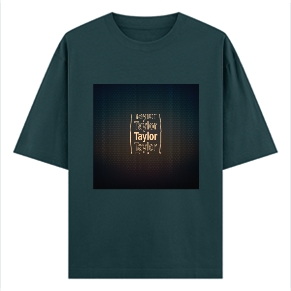 Personalized Digital T-Shirt with Custom Name - Oversized Classic T Shirt Dtf T-Shirt