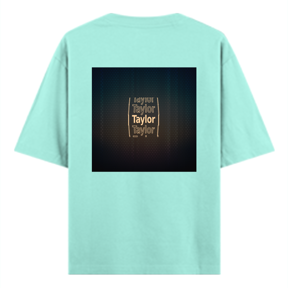Personalized Digital T-Shirt with Custom Name - Oversized Classic T Shirt Dtf T-Shirt