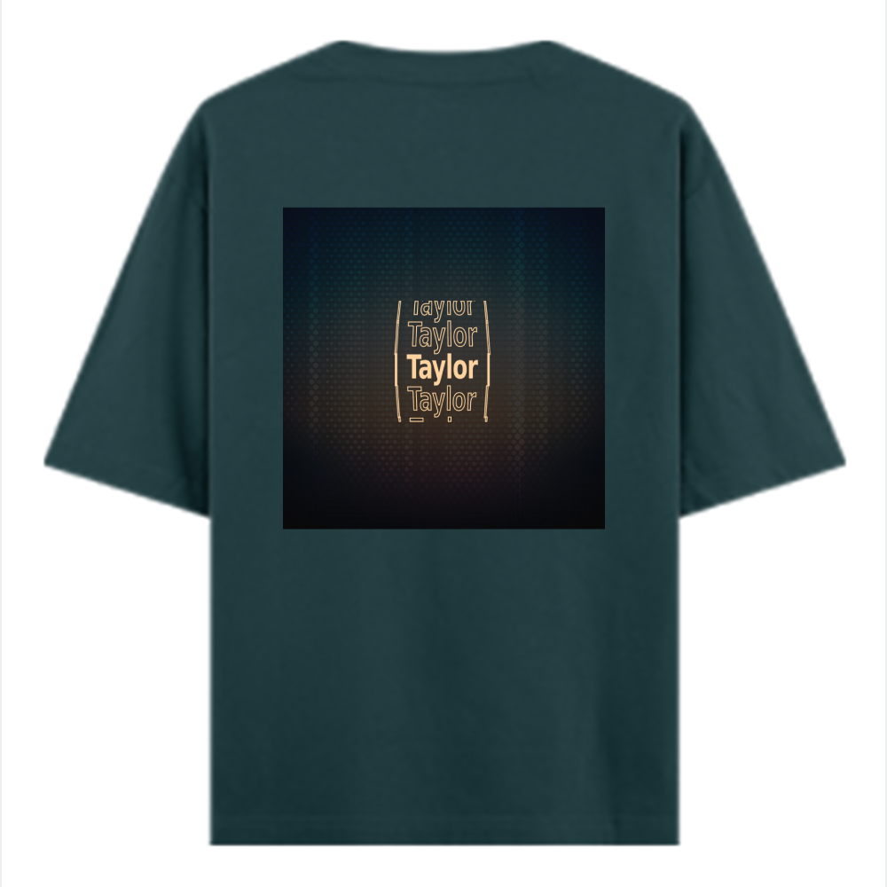 Personalized Digital T-Shirt with Custom Name - Oversized Classic T Shirt Dtf T-Shirt