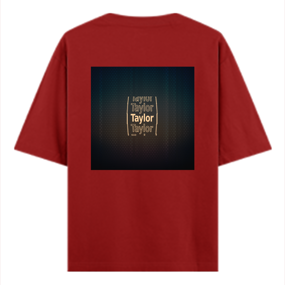 Personalized Digital T-Shirt with Custom Name - Oversized Classic T Shirt Dtf T-Shirt