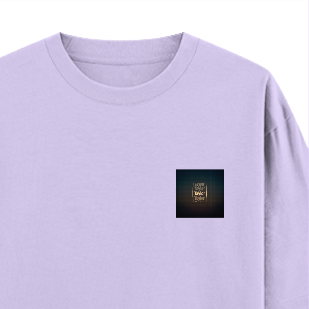 Personalized Digital T-Shirt with Custom Name - Oversized Classic T Shirt Dtf T-Shirt