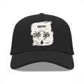 Baseball Ottoman Cap | Universal Fit | Ottoman Fabric | Adjustable Strap, Structured | Unisex Adult | Personalized | Typography | Meditation | Yoga Philosophy | Self-Care | Peaceful | Zen State Of Mind - front - Black - mockup 1
