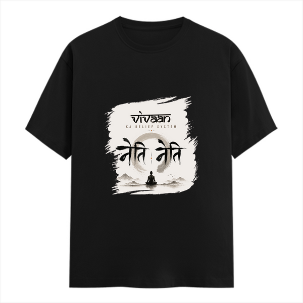 Female Classic Crew T-Shirt | Regular Fit | 180 GSM Bio-Washed Cotton Blend | Pre-Shrunk, Double-Stitched | Women | Personalized | Typography | Meditation | Yoga Philosophy | Self-Care | Peaceful | Zen State Of Mind