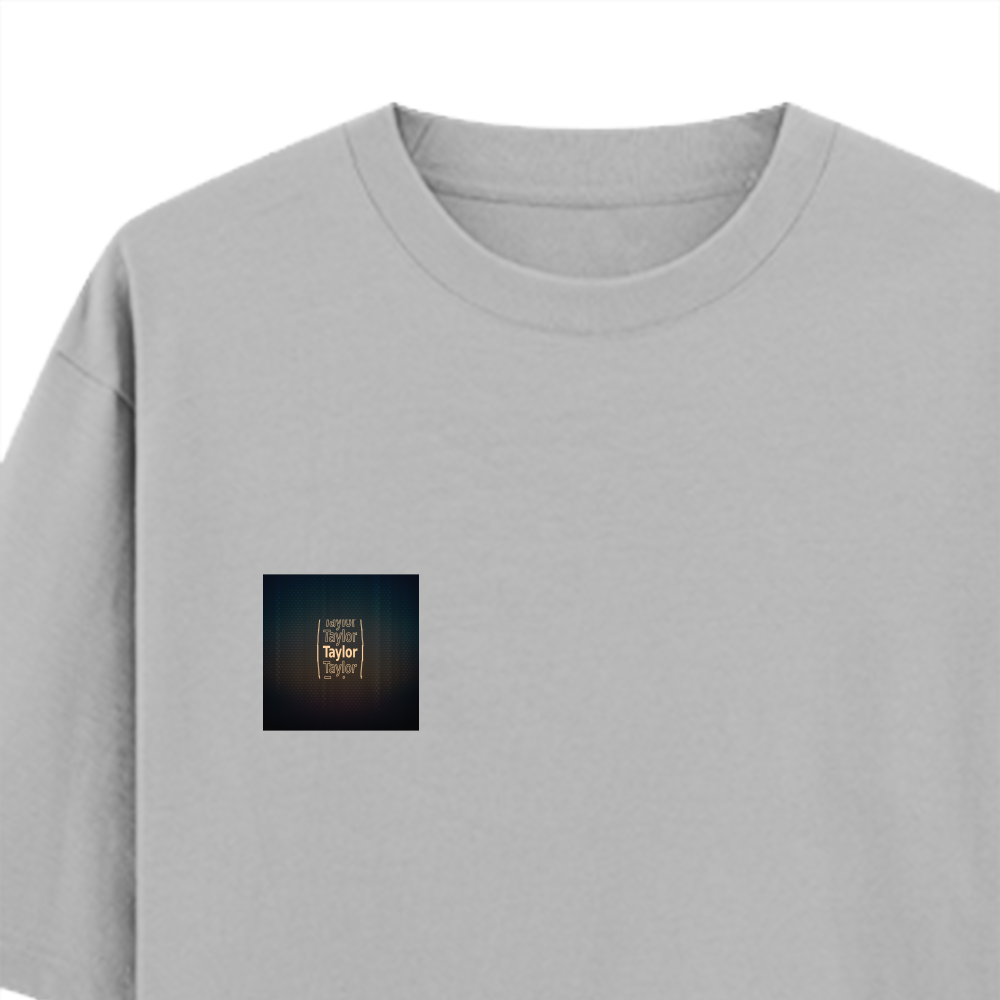 Personalized Digital T-Shirt with Custom Name - Oversized Classic T Shirt Embroidery T-Shirt