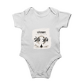 Baby Romper | 0-12 Months | 180 GSM Bio-Washed Cotton | Double-Stitched, Pre-Shrunk | Unisex | Personalized | Typography | Meditation | Yoga Philosophy | Self-Care | Peaceful | Zen State Of Mind - front - White - mockup 1