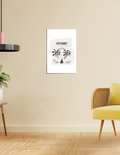 Poster | 300 GSM Art Board | Fade-Proof Digital , Easy Hang Adhesive | Home Decor | Personalized | Typography | Meditation | Yoga Philosophy | Self-Care | Peaceful | Zen State Of Mind - front_12x18In - 12x18In - mockup 5