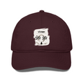 Classic Baseball Cap | Universal Fit | Drill Cotton | Sun Protection, Breathable | Unisex Adult | Personalized | Typography | Meditation | Yoga Philosophy | Self-Care | Peaceful | Zen State Of Mind - front - Maroon - mockup 1