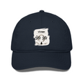 Classic Baseball Cap | Universal Fit | Drill Cotton | Sun Protection, Breathable | Unisex Adult | Personalized | Typography | Meditation | Yoga Philosophy | Self-Care | Peaceful | Zen State Of Mind - front - Navy Blue - mockup 1