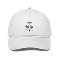 Classic Baseball Cap | Universal Fit | Drill Cotton | Sun Protection, Breathable | Unisex Adult | Personalized | Typography | Meditation | Yoga Philosophy | Self-Care | Peaceful | Zen State Of Mind - front - White - mockup 1