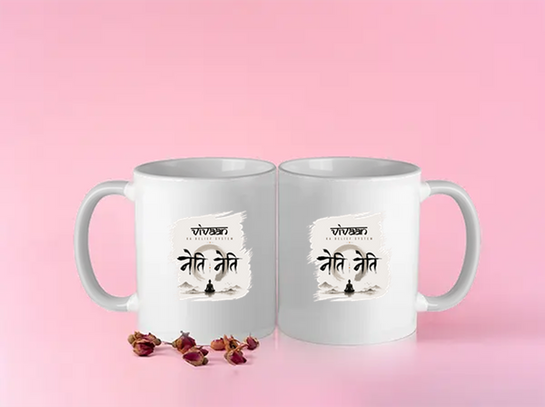 Color Coffee Mug | 11 oz | Premium Ceramic | Vibrant Inner & Handle | Unisex | Personalized | Typography | Meditation | Yoga Philosophy | Self-Care | Peaceful | Zen State Of Mind