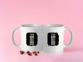 Color Coffee Mug | 11 oz | Premium Ceramic | Vibrant Inner & Handle | Unisex | Personalized | Typography | Identity | Individuality | Self | Empowering | Born To Be Unique - front - White - mockup 1