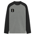 Male Raglan T-Shirt | Men's Regular Fit | 180 GSM Bio-Washed Fabric | Double Stitched, Ribbed Neck | Personalized | Typography | Identity | Individuality | Self | Empowering | Born To Be Unique - left pocket - mockup 3