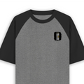 Unisex Oversized Raglan T-Shirt | Relaxed Fit | 180 GSM Bio-Washed Cotton | Two-Tone Design | Soft Comfort | Personalized | Typography | Identity | Individuality | Self | Empowering | Born To Be Unique - left pocket - mockup 3