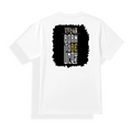 Unisex Jersey T-Shirt | Adults | Polyester Honeycomb Mesh | Breathable, Quick-Dry | Unisex Fit | Personalized | Typography | Identity | Individuality | Self | Empowering | Born To Be Unique - back - mockup 2