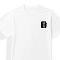 Unisex Jersey T-Shirt | Adults | Polyester Honeycomb Mesh | Breathable, Quick-Dry | Unisex Fit | Personalized | Typography | Identity | Individuality | Self | Empowering | Born To Be Unique - left pocket - mockup 3
